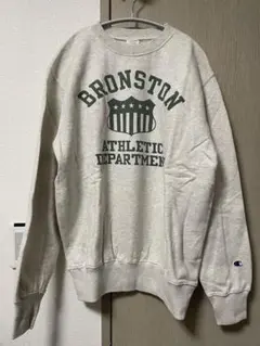 チャンピオン メンズ ロゴスウェット オートミール