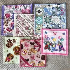 【6枚】フェイラー+アーンジョー タオルハンカチまとめ売り