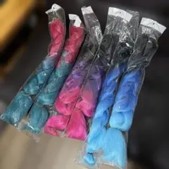 オンブレ　化繊エクステ　色、色々　24インチ