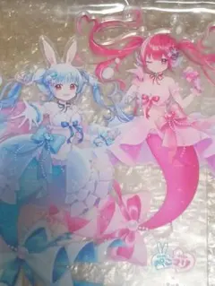 ホロライブ ポケコロツイン 宝鐘マリン 兎田ぺこら BIG アクリルスタンド