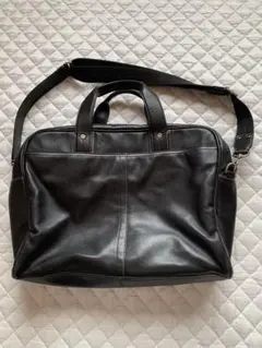 COACH ビジネスバッグ ブラック レザー