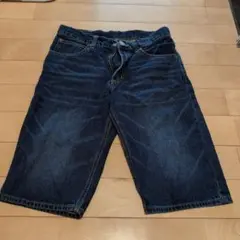 EDWIN ダークブルー ハーフパンツ