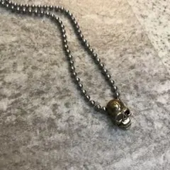 【スカルデザイン】魔除けシルバーネックレス