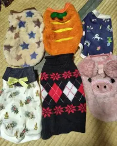 犬服セット多様なデザインまとめて12点