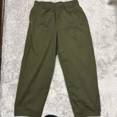 GU イージーパンツ オリーブ
