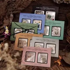 シールステッカー  7種　スクラップブッキング　ジャーナル素材　おすそ分けファイ