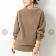 Spick and Span FURKNIT クループプルオーバー ブラウン - メルカリ