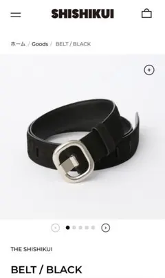 SHISHIKUI ベルト　M/Lサイズ BELT / BLACK – SHISHIKUI