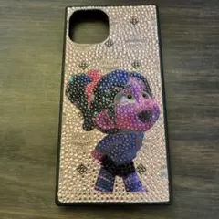 デコ iPhone13ケース ラインストーン