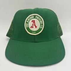 80s~　ヴィンテージ　USA製　Wilson　企業刺繍ロゴ　トラッカーキャップ 80s~ ヴィンテージ USA製 Wilson 企業刺繍ロゴ トラッカーキャップ USA