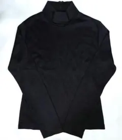 ナイスクラップ　NICECLAUP 黒ラメ入り　ハイネックトップス