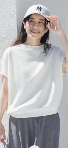 URBAN RESEARCH DOORS タックフライスフレンチTシャツ