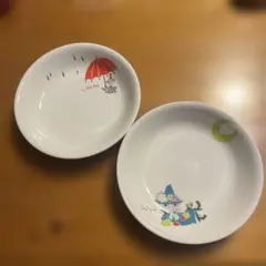 ムーミン　お皿　スナフキン＆リトルミイ