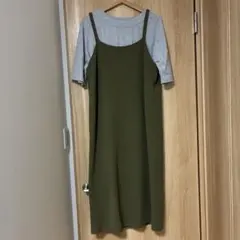 マタニティ スウィートマミー　授乳服 ラグランTシャツ　キャミワンピース セット