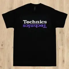 Technics（テクニクス）SL-1200 スリップマット ロゴＴシャツ 黒
