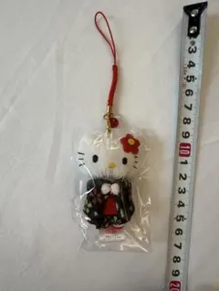 サンリオ　ハローキティ 着物風ストラップ