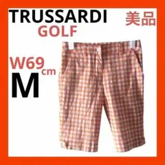 (美品)　TRUSSARDI GOLF トラサルディ　ゴルフショートパンツ　M