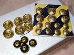 TREND＆TRAD金色ボタンセット 特別版とマリンゴールドボタン他　セット
