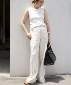 ドゥーズィエムクラス dignity sleeveless タンクトップ白のサムネイル