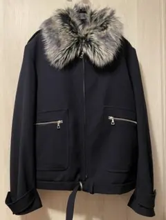 DRIES VAN NOTEN 24AW ファージャケット Mサイズ DRIES VAN NOTEN】FW24 ファー付き ジャケット 送料関税込 (Dries Van