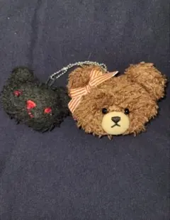 くまのがっこう ジャッキー＆デイビッド ぬいぐるみマスコット 2個セット