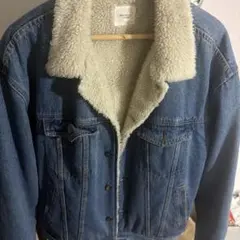 デニムジャケット フリース裏地付き