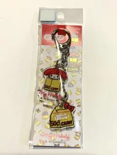 ハローキティ展 50周年 限定　スタンドフィギュアキーホルダー　マイメロディ