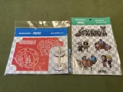 ワンピース MOS BURGER オリジナルクリアシール おえかきセット未使用品