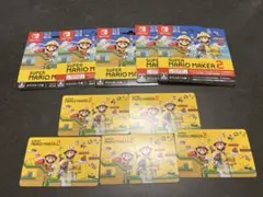 Super Mario Maker 2 ダウンロードカード 5枚セット 使用済み