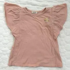 la poche biscuit ラポシェビスキュイ　フリル袖 Tシャツ 100のサムネイル