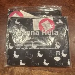 Hanna Hula 消臭ポーチポーチ ブラック うさぎ　2個のサムネイル