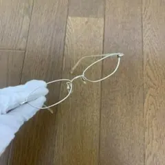 シルバーオーバルフレームメガネ　ピンキー&ダイアン