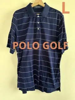 POLO GOLF ネイビー ストライプ シャツ