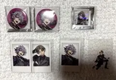 不破湊 加賀美ハヤト チェキ風カード 缶バッジ まとめ売り