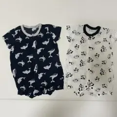 半袖ロンパース　薄手　2枚セット　60 70