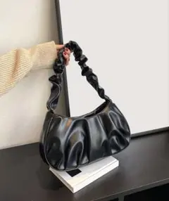 5*き様 SHEIN ブラックショルダーバッグ 2点セット