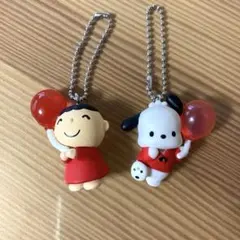 サンリオキャラクターズ カラーコレクションチャーム　Red カプセルトイ