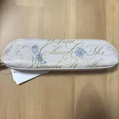 AfternoonTea 筆箱 ペンケース 猫 くすみピンク ゴールド