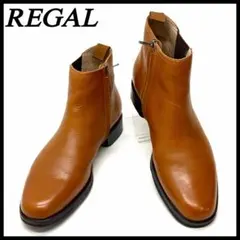 REGAL サイドゴアブーツ サイドジップブーツ 25㎝ ライトブラウン スリムのサムネイル