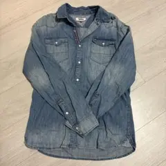 TOMMYデニムシャツ　S