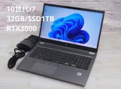 HP15G7 i7-10850H/32GB/1TB/QuadroRTX3000