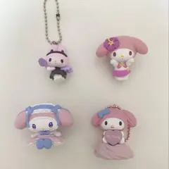 マイメロディ　フィギュア　マスコット4点セット