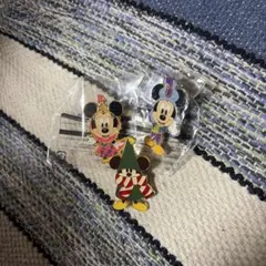 ディズニー ピンバッジ 3点セット ミッキー ミニー
