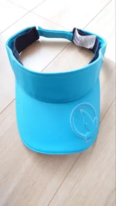 HONMA バイザー 青色 ロゴ刺繍付き