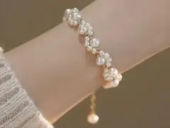 レディース ブレスレット パール ゴールド