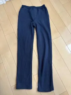 ネイビー フリース裏地付き 長ズボン　(140)