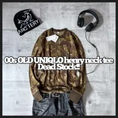 Dead Stock 00s OLD UNIQLO henry neck tee