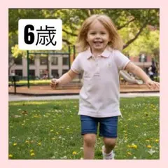 【新品】ラルフローレン　ポロシャツ ６歳　Ralph Lauren　ピンク