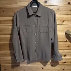 CELL-BOAJE ブラウン シャツジャケット