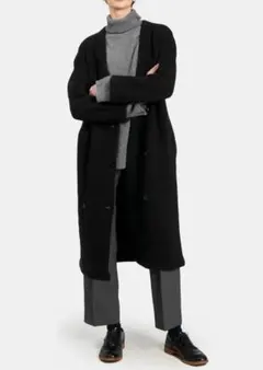 DEMYLEE デミリー ウールニットコート ロングコート カーディガン XS